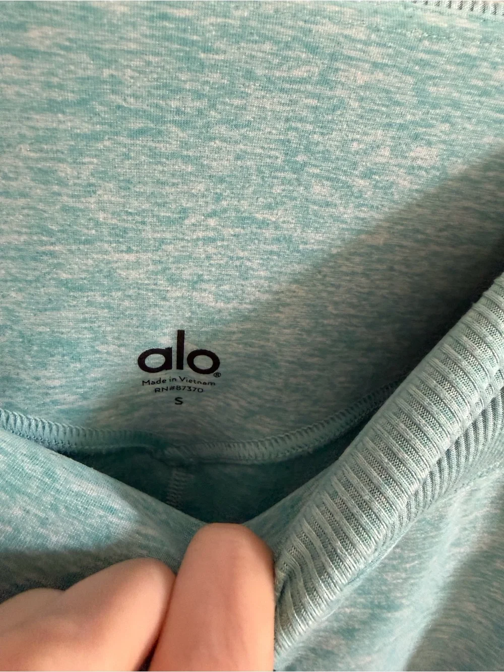 Alo Yoga High Waist Alosoft Lounge Legging Bright Aqua Size Small